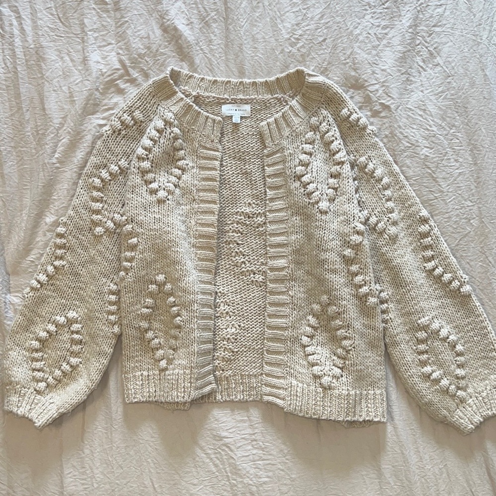 Lucky Brand Chunky Knit Sweater size XS